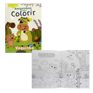 Livro amiguinhos p/ colorir vaquinha ref 3962 Todolivro