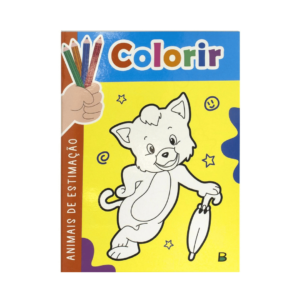 Livro p/ colorir desenhos de animais de estimacao 0718 todolivro