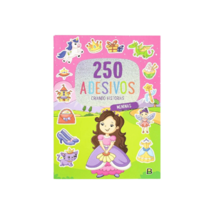 Livro criando historias 250 adesivos meninas ref 4266 Todolivro