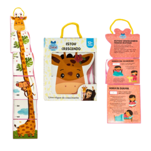 Livro infantil regua do crescimento rosa ref 6498 Todolivro