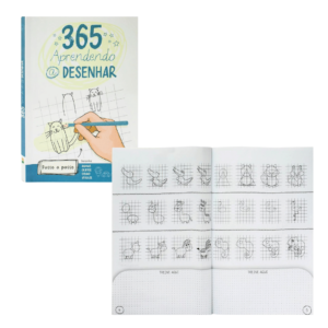 Livro 365 atividades aprendendo a desenhar ref 8083 Todolivro
