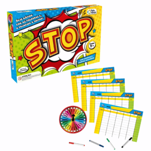 Jogo stop c/ cartelas e canetas apagaveis 7172-1 Pais e Filhos