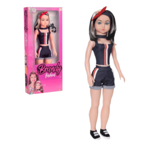 Boneca brandy passeio fashion 76cm ref 2128 Anjo Brinquedos