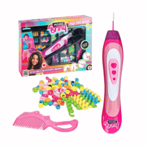 Kit beleza infantil aplicador e miçangas cabelo ref mk53 Macro