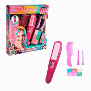 Kit belza infantil cabelo mechas coloridas ref mk48 Macro