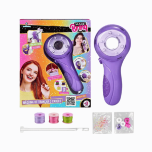 Kit beleza infantil maquina de trançar cabelo ref mk52 Macro