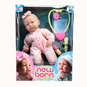 Boneca diver new born brincar de dodoi menina ref 8336 Divertoys