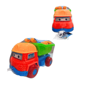 Caminhao cacamba praia 23cm c/ acessorios ref jr0989 JR Toys