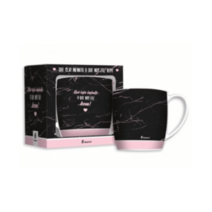 Caneca 300 ml porcelana que seja infinito 12366 JTX Comercio