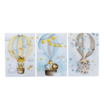 Jogo c/ 03 quadros decorativos 40x60cm ref tc46 Brisa Artes