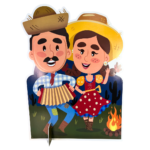 Enfeite junino display casal p/ fotos ref 9001 Winth