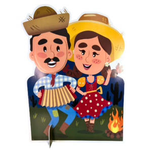 Enfeite junino display casal p/ fotos ref 9001 Winth