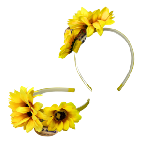 Enfeite cabelo tiara junina c/ girassol ref 10226 Winth