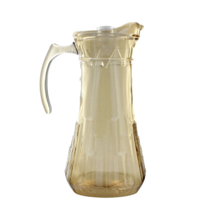 Jarra 1,5 lts vidro c/ tampa acrilico lina ambar 21464 Wellmix