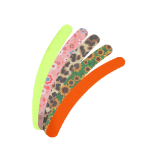 Kit c/ 06 lixas de unha max bananinha ref 1398 Marilu