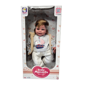 Boneco baby momentos reborn menino ref 2845 Cotiplas