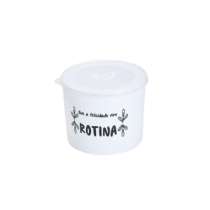 Pote 2,7 lts red organizador premium branco c/ tampa 1063 Pratic