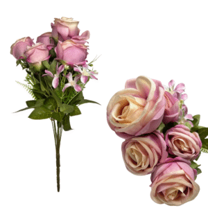 Buque c/ 09 galhos botao e compemento artificial 4316 SMO Import