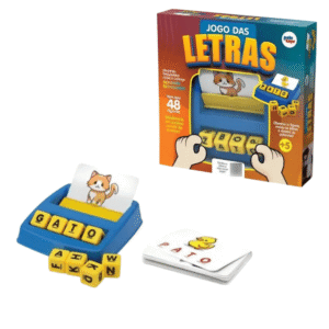 Jogo das letras c/ 48 figuras ref 1504 Pakiplast