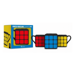 Caneca 220 ml quadrada cubo magico ref 12823 JTX Comercio