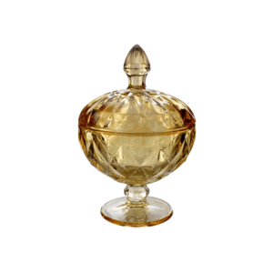 Bombonier potiche c/ pe diamond ambar ref 88634 Ke Home