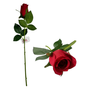 Galho de flor artificial botao de rosa ref 6336ve SMO Import