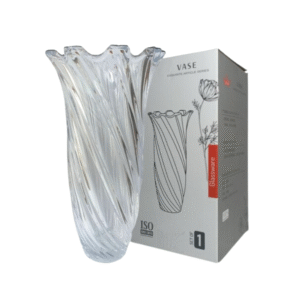 Vaso 30cm vidro premium transparente ref 6901 EI Brasil