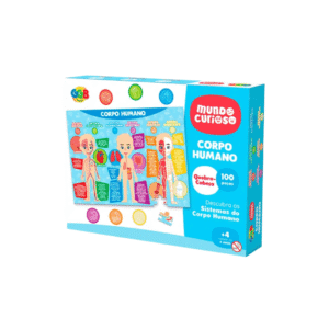 Quebra cabeca 100 pcs corpo humano ref 1119 GGBplast
