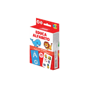 Jogo educa alfabeto c/ 34 cards ref 1135 GGBplast