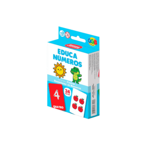 Jogo educa numeros c/ 34 cards ref 1136 GGBplast