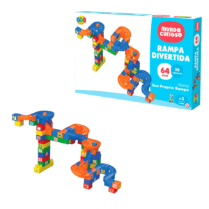 Blocos de montar rampa divertida c/ 64 pcs ref 473 GGBplast