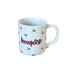 Caneca 300 ml reta porcelana graciosa ref 021 Terramada