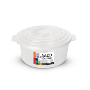 Panela 2,2 lts p/ microondas transparente ref 1132 ACD Plasticos