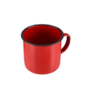 Caneca 350 ml esmaltada vermelho ref 18150 Wellmix