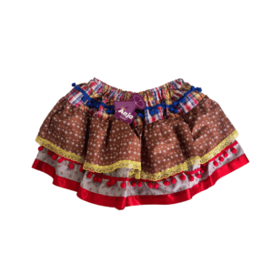 Saia infantil tecido cangaceira ref 463 Anjo