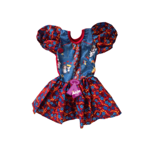 Vestido infantil tecido quadrilha ref 465 Anjo