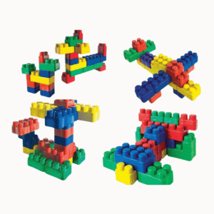 Blocos p/ montar 55 pcs tchuco construcao ref 896 Samba Toys