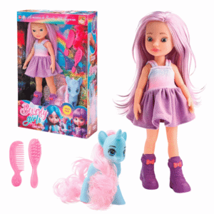 Boneca beverly girls unicornio ref 1035 Rotobrinq