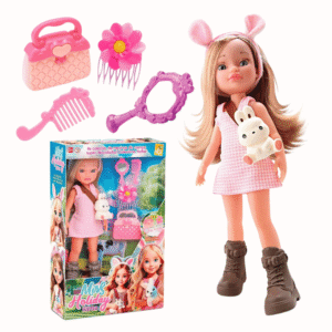 Boneca miss holiday c/ coelhinho ref 1037 Rotobrinq