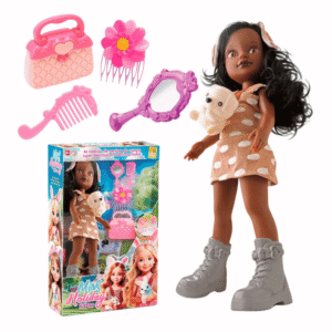 Boneca miss holiday negra ref 1039 Rotobrinq