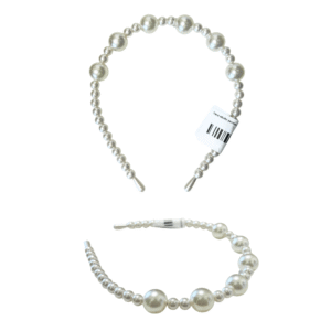 Tiara adulto perolas 202398 Lucio Armarinhos