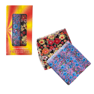 Caixa c/ 02 lencos tecido prudente debora Borges