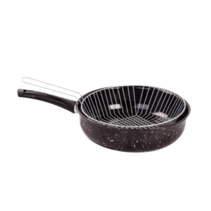 Frigideira 2,7lts esmaltada 26cm c/ cesto inox ref 26011 Disul