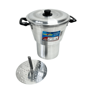 Cuscuzeira n 18 polida ref 564 Aluminio Azevedo