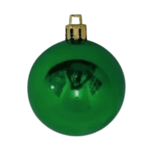 Bola de natal decorativa 14cm verde ref ntb1007G Fartex
