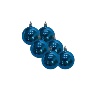 Kit c/ 06 bolas de natal 03cm color ref ntb1101xFartex