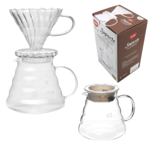 Kit jarra 650ml c/ suporte para filtro vidro ref ck3525 Clink