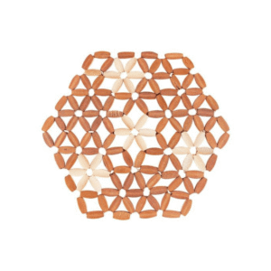 Descanso de panela 20,5x20,5cm bambu ref ck4224 Clink