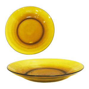 Prato fundo 22cm vidro ambar ref dp901a EI Brasil
