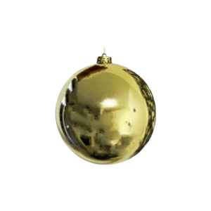 Bola de natal decorativa 10cm dourada ref ntb10006D Fartex